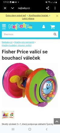 "válec fisherprice",
