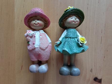 Dekorační postavičky holka-kluk, 