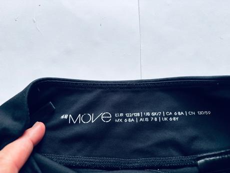 Leginy dívčí sportovní - v.122/128, h&m,128