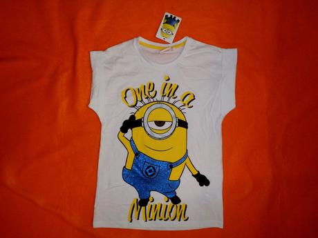 Bombastické tričko s miňoněm, disney,128