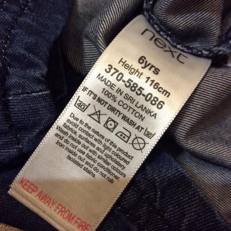 Bavlněný džínový overal s kapsami next, next,116