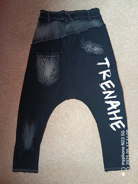 Baggy-nasrávačky-harémky "fashion" vel."s", s