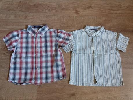 2x chlapecká košile vel. 104 zn. logg a h&m, h&m,104