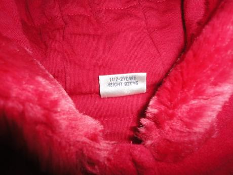 Hezký přechodový fleec kabátek, vel. 1,5-2 roky, next,92