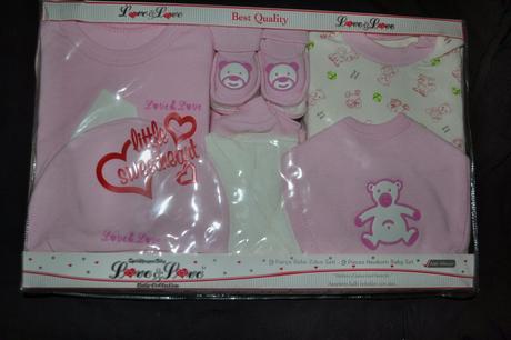 Kojenecká souprava v.56-62 bavlna,9ks, 50 / 56 / 62