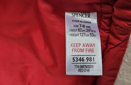 Dětský set zimní bunda a oteplovačky, vel.128/134, marks & spencer,128