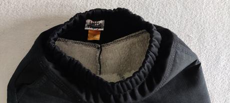 Černé softshell kalhoty zateplené 1-3 little thing, little things,80 / 86 / 92 / 98