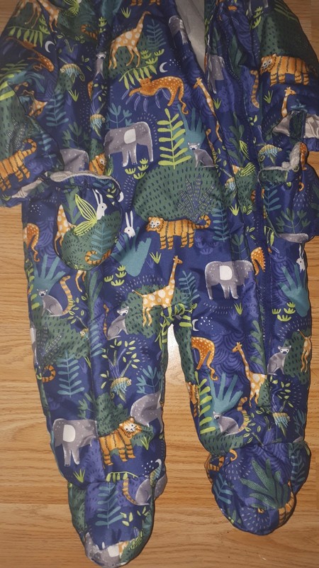 Zimní kombinéza se zvířátky john lewis 74, john lewis,74