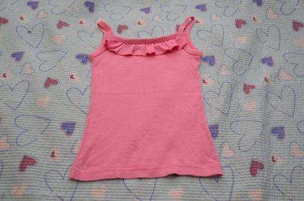 128 134 140 letní bavlněné tílko s kanýry, 134