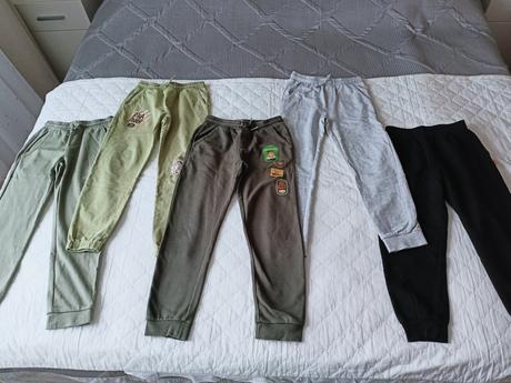 5x tepláky, 128/134, pepco,134