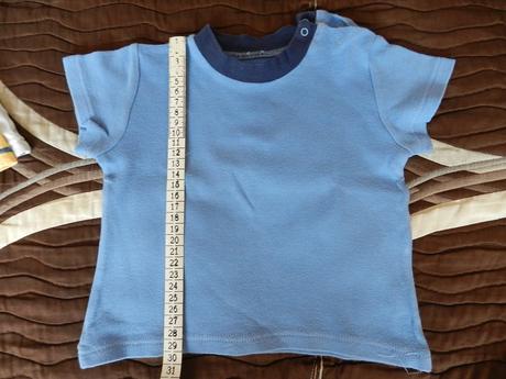 Tričko krátký rukáv modré, 74