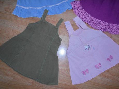 Dívčí zimní šaty a šatovky vel.92,98,104,110, 86–98
