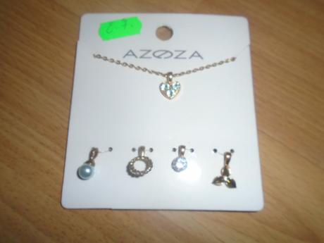 Řetízek s přívěsky měnitelné 5 ks,