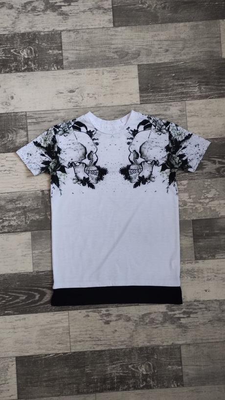 Triko chlapecké lebky, river island,128