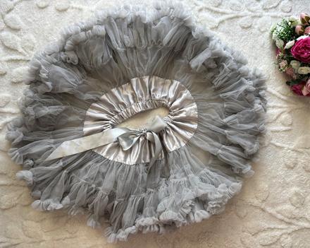 K1/ sukně tutu šedá - v.cca 5/8 let, 122