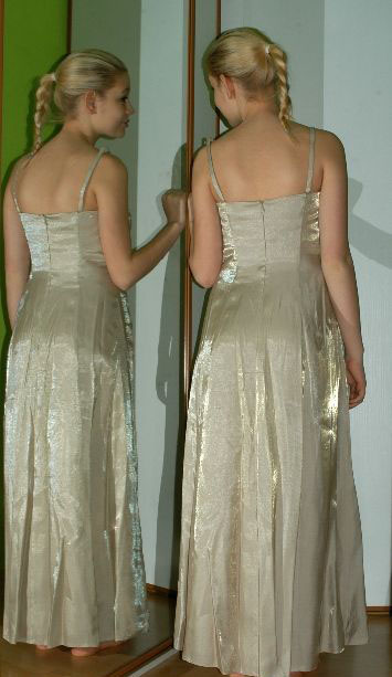 Společenské plesové dlouhé šaty, 40