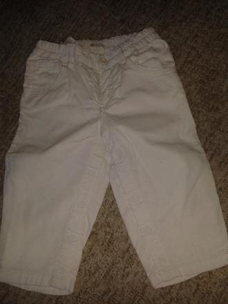 Manžestrové  kalhoty s podšívkou, benetton,74