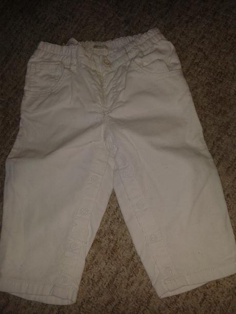 Manžestrové  kalhoty s podšívkou, benetton,74