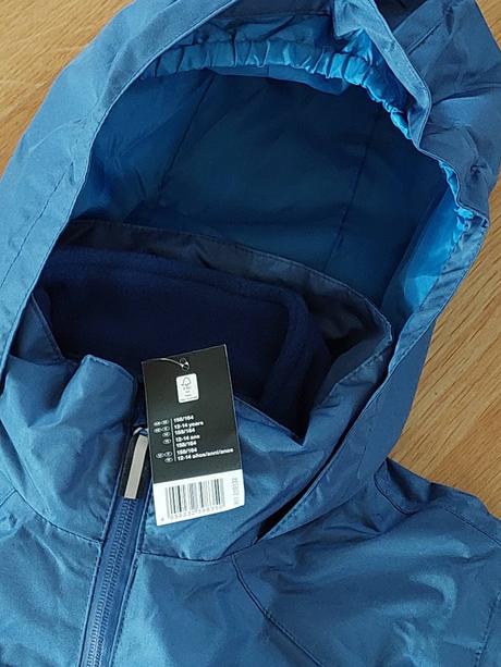 Nová zimní bunda 3 v 1 - modrá, v. 158-164, crivit,158