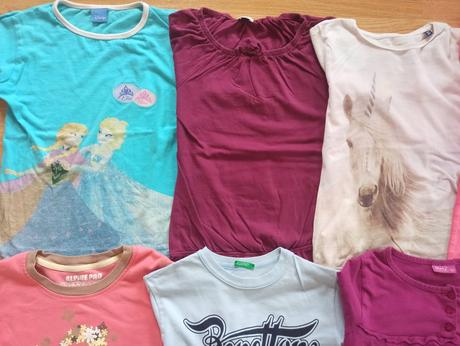 Trika dívčí s dlouhým rukávem vel.122-140, 128