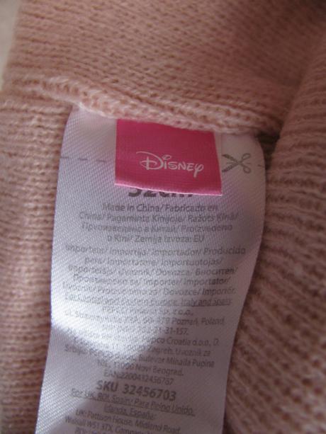 Dívčí zimní čepice minnie vel.-2-3 roky, disney,98