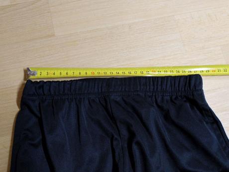 Tepláky sportovní černé s pruhem store twenty one, 116