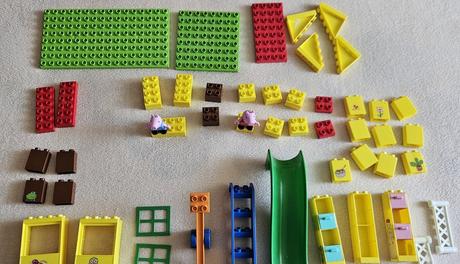Peppa pig stavebnice play big, kompatibilní s legp,