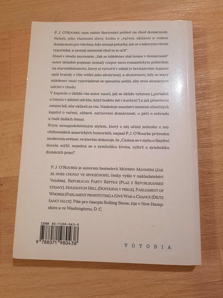 P.j.o rourke-průvodce domácností starého mládence,