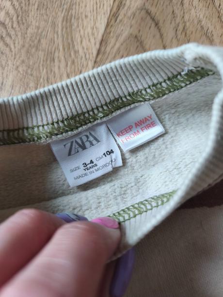 Barevná mikina zara, zara,104