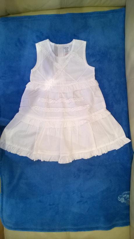 Bílé šaty, cherokee, vel 86 i déle, top stav, cherokee,86