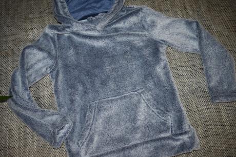 Chlapecká chlupatá mikina nutmeg, velikost 122/128, nutmeg,122