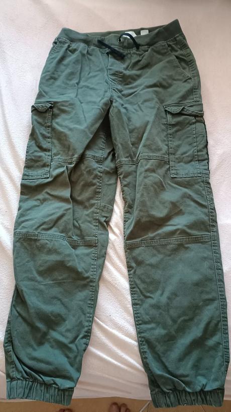 Zateplené kalhoty, h&m,164