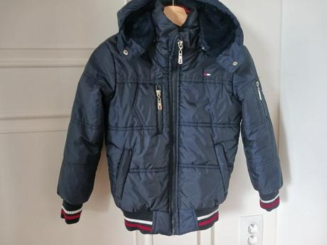Zimní bundička hilfiger č.128, tommy hilfiger,128