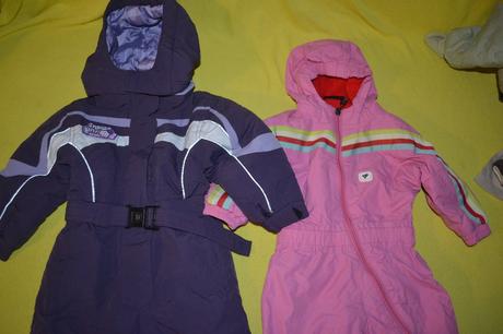 2x zimní kombinéza v.74, 74