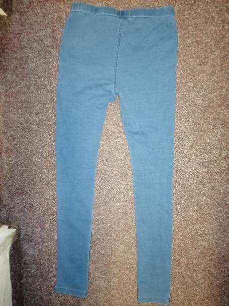 Legíny džínové s plameňákem, takko,164