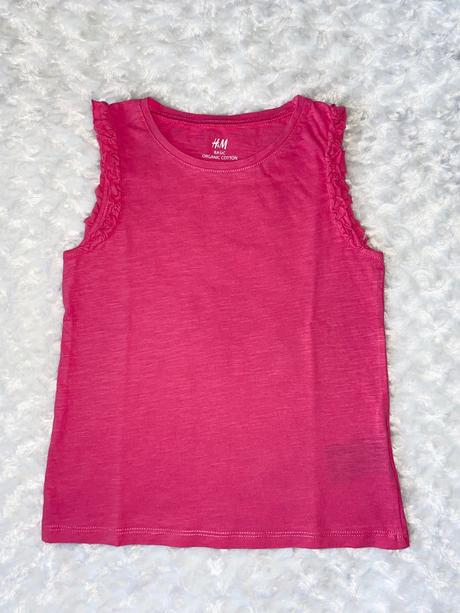 Růžový top/tílko h&m, h&m,110