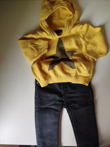 Svetřík a džíny set vel.62, next,62