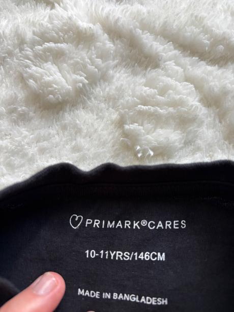Triko černé - v.10/11 let, primark,146