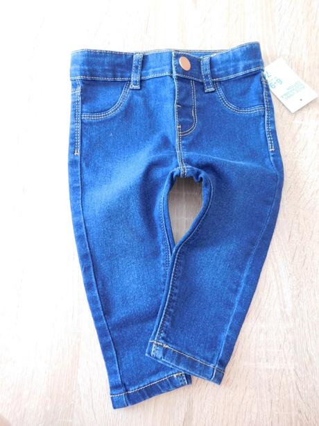 Dětské elastické džínečky, primark,74