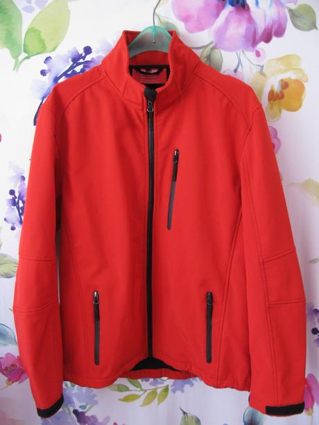 Softshellová červená bunda pfnier, l