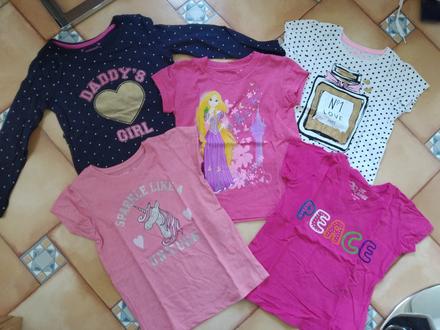 5 x tričko, 104–116