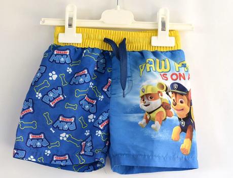 Koupací kraťasy vel. 18 - 24 m, nickelodeon,92