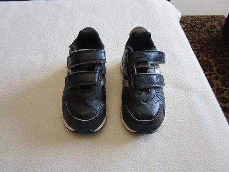 Černé kožené tenisky adidas, č. 23, stélka 14 cm, adidas,23