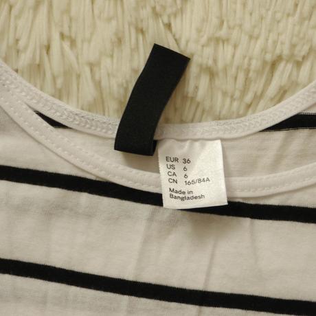 Tilko s pruhy cerno-bile 36 h&m, h&m,36