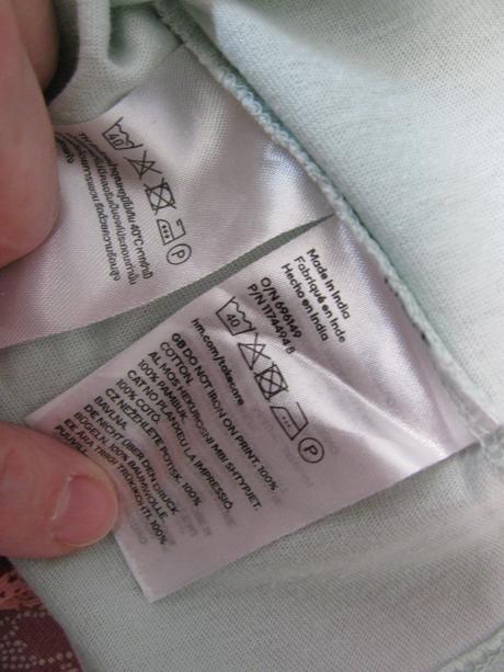 Dívčí bavlněné crop top tričko, h&m,xs