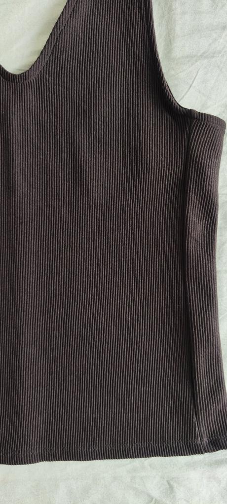 Dámské černé tílko top bez rukávů h&m, h&m,s