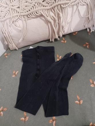 Černé punčochy h&m 134/140, h&m,140