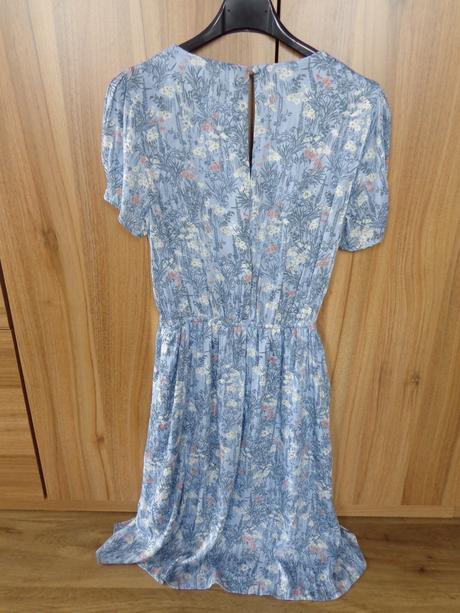 Krásné modrošedé letní šaty, next,s