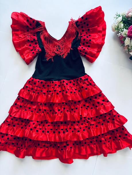 An8/ kostým tanečnice španělská - v.cca 18/24 měs, 