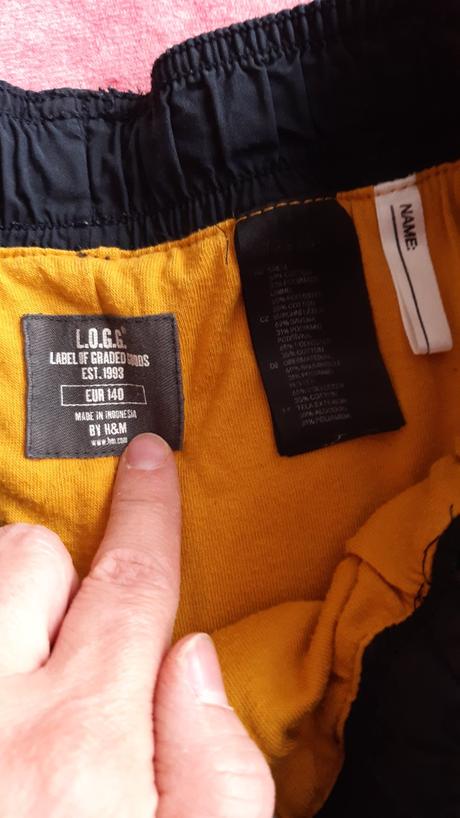 Kalhoty podšité žerzejem 140, l.o.g.g.,140